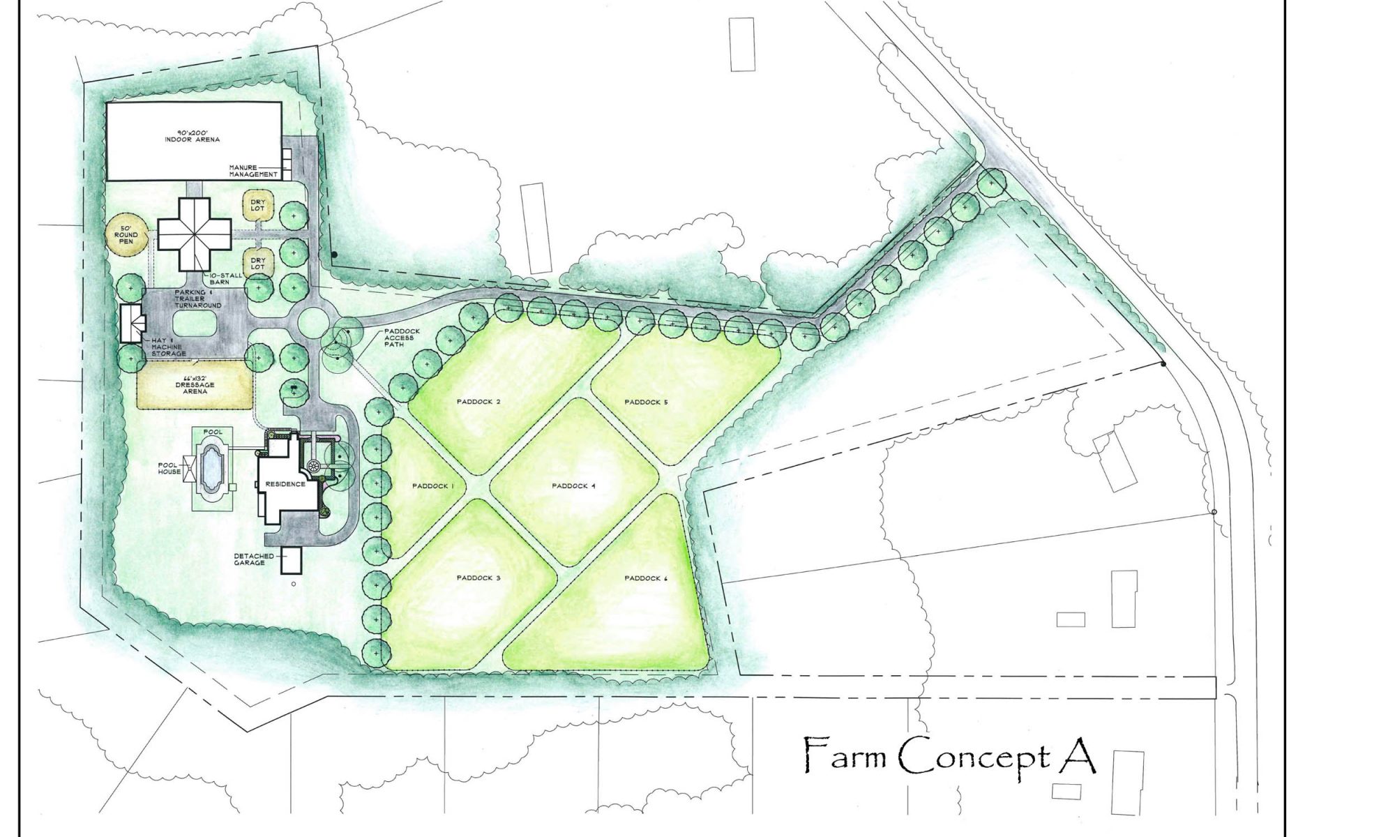 Equestrian Farm Concept A