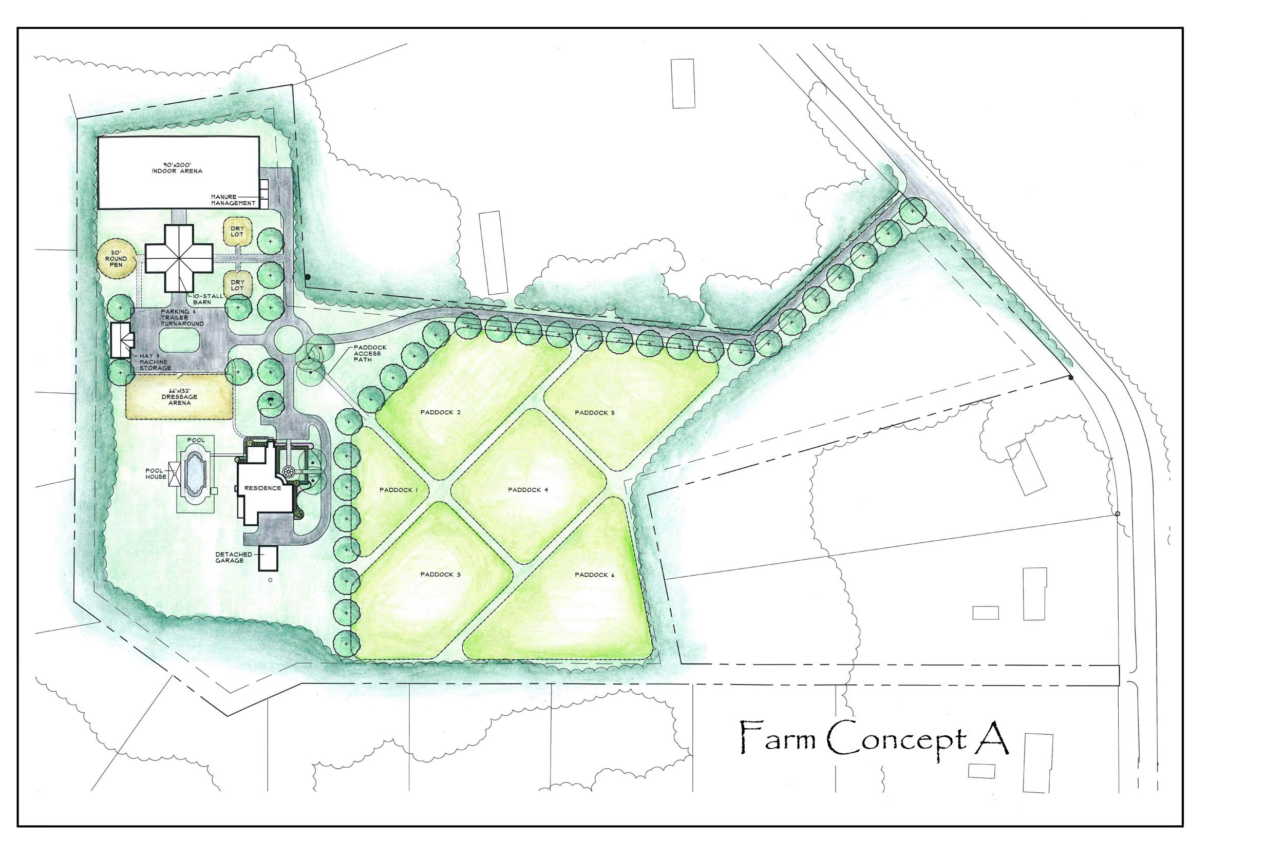 Equestrian Farm Concept A